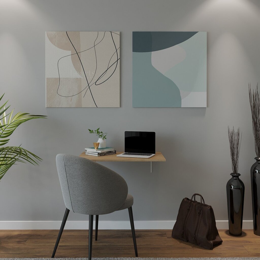 Työpöytä, Asir, 96x40 cm, beige hinta ja tiedot | Tietokonepöydät ja työpöydät | hobbyhall.fi