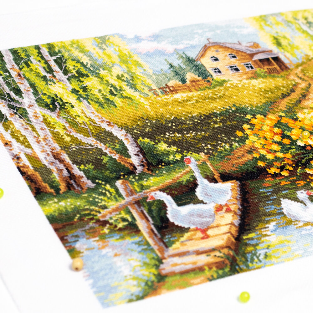 Ristipistopakkaukset Magic Needle Village Pond 250-331 hinta ja tiedot | Kirjontatarvikkeet | hobbyhall.fi