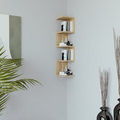 Seinähylly, Asir, 30x120x30 cm, beige hinta ja tiedot | Hyllyt | hobbyhall.fi