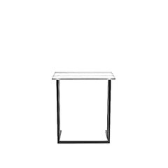 Sivupöytä, Asir, 60x73x40 cm, musta/tummanruskea hinta ja tiedot | Sohvapöydät | hobbyhall.fi