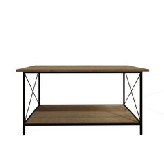 Kahvipöytä, Asir, 110x50x50 cm, beige/musta hinta ja tiedot | Sohvapöydät | hobbyhall.fi
