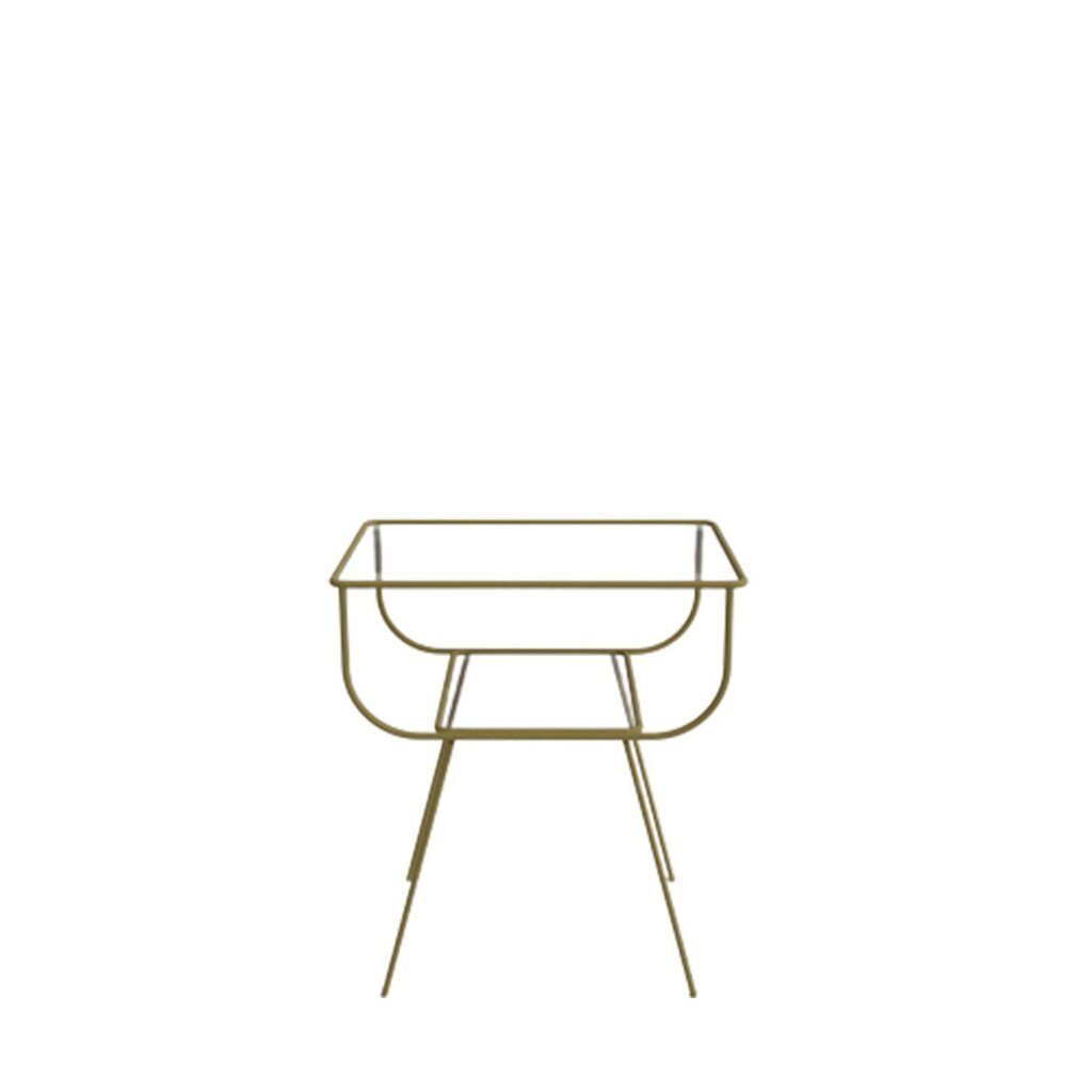 Yöpöytä, Asir, 45x50x30 cm, kultainen hinta ja tiedot | Yöpöydät | hobbyhall.fi