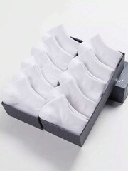 Miesten yksiväriset valkoiset sukat Electronics LV-206 10 paria hinta ja tiedot | Electronics LV Miesten vaatteet | hobbyhall.fi