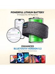 Urheilupanta Bluetooth-kuulokkeilla Electronics LV-209 harmaa hinta ja tiedot | Electronics LV Muoti | hobbyhall.fi