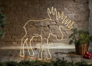 LED joulun ulkovalo siluetti hirvi 23,6W 110x100cm Tapesil 807-61 hinta ja tiedot | Joulukoristeet | hobbyhall.fi
