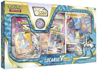 Kortų žaidimas Pokemon TCG - Lucario VSTAR Premium Collection hinta ja tiedot | Lautapelit ja älypelit | hobbyhall.fi