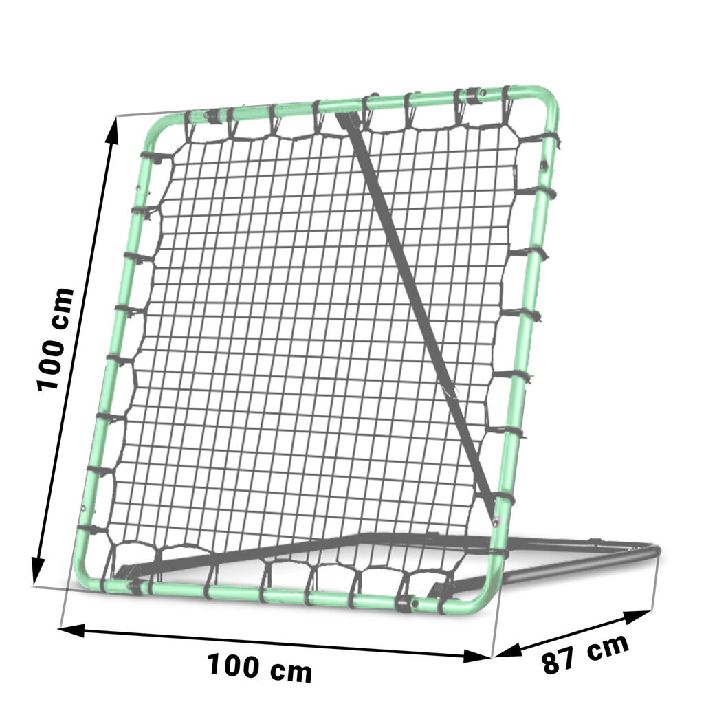 Harjoitusmaali, Rebounder, 100 x 100 cm hinta ja tiedot | Jalkapallomaalit ja verkot | hobbyhall.fi