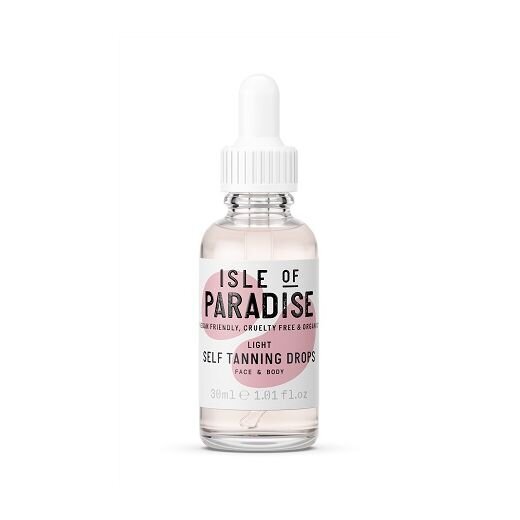 ISLE OF PARADISE Light Self Tanning Drops 30ml hinta ja tiedot | Itseruskettavat voiteet | hobbyhall.fi