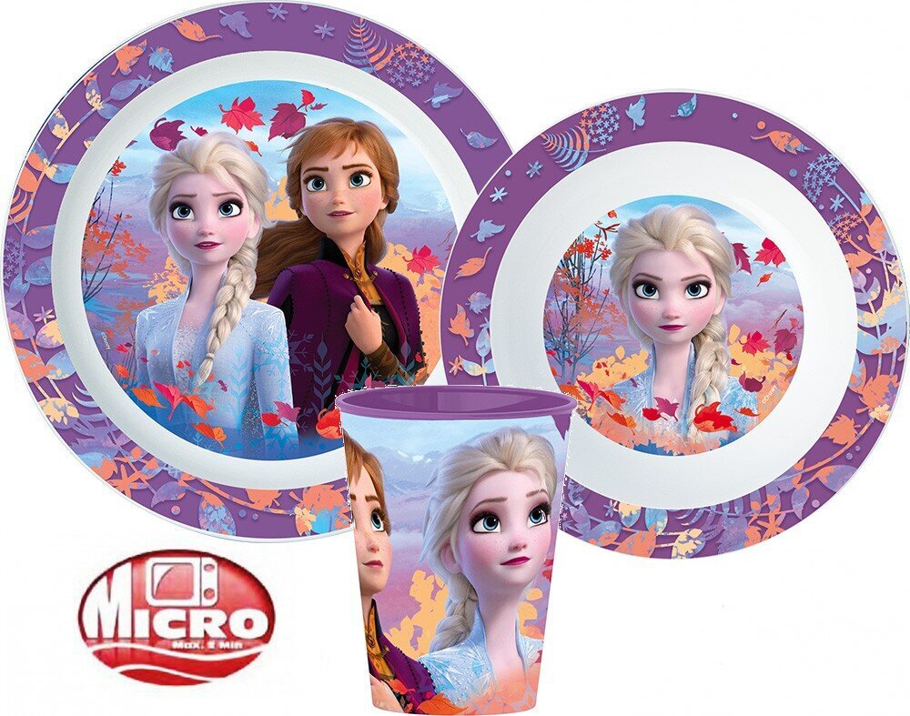 Astiasetti Disney Frozen, 3 osaa hinta ja tiedot | Vauvan ja lasten astiat | hobbyhall.fi