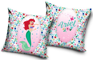 Koristetyyny Disney Princess Ariel 40x40 cm hinta ja tiedot | Koristetyynyt ja tyynynpäälliset | hobbyhall.fi
