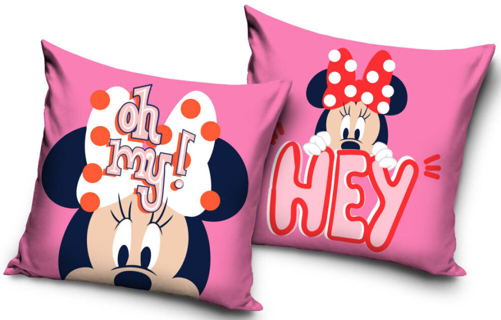 Koristetyyny Disney Minnie Hey 40x40 cm hinta ja tiedot | Koristetyynyt ja tyynynpäälliset | hobbyhall.fi