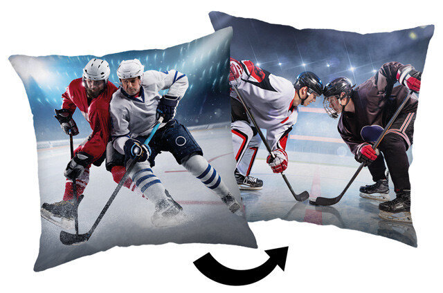 Koristetyyny Ice Hockey 40x40 cm hinta ja tiedot | Koristetyynyt ja tyynynpäälliset | hobbyhall.fi