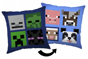 Koristetyyny Minecraft Bad Mobs 40*40 hinta ja tiedot | Koristetyynyt ja tyynynpäälliset | hobbyhall.fi