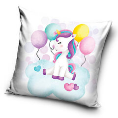 Koristetyyny Unicorn Balloon 40x40 cm hinta ja tiedot | Koristetyynyt ja tyynynpäälliset | hobbyhall.fi