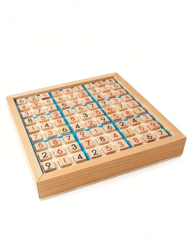Puinen pöytäpeli Sudoku, Electronics LV-223, 1 kpl hinta ja tiedot | Lautapelit ja älypelit | hobbyhall.fi
