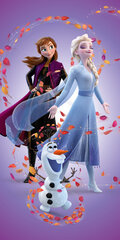 Pyyhe Disney Frozen Leaves Magic 70x140 cm hinta ja tiedot | Pyyhkeet | hobbyhall.fi