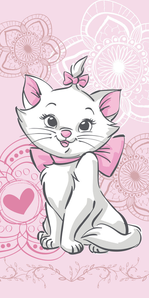 Pyyhe Disney Marie Cat Aristocat 70x140 cm hinta ja tiedot | Pyyhkeet | hobbyhall.fi