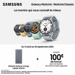 Samsung Galaxy Watch6 Classic 47 mm hinta ja tiedot | Älykellot | hobbyhall.fi