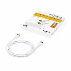 HDMI kaapeli Startech RHDMM2MPW, 2 m hinta ja tiedot | Kaapelit ja adapterit | hobbyhall.fi