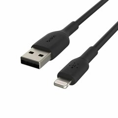 USB-Lightning-kaapeli Belkin, musta hinta ja tiedot | Kaapelit ja adapterit | hobbyhall.fi