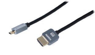 Kruger&Matz, mikro HDMI-HDMI, 1,8 m hinta ja tiedot | Kruger & Matz Kodinkoneet ja kodinelektroniikka | hobbyhall.fi