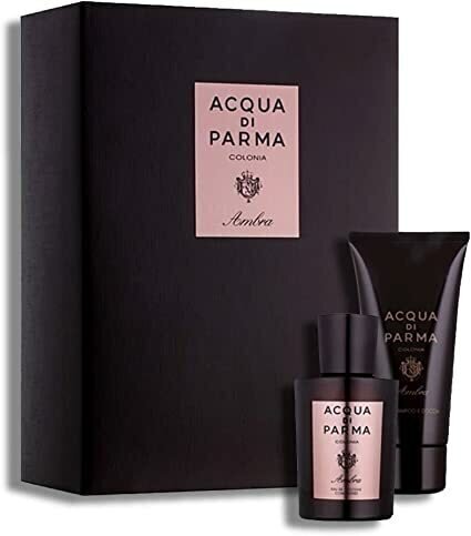 Setti Acqua Di Parma Colonia Amber miehille: Tuoksu EDC, 100 ml + shampoo/suihkugeeli, 75 ml hinta ja tiedot | Miesten hajuvedet | hobbyhall.fi