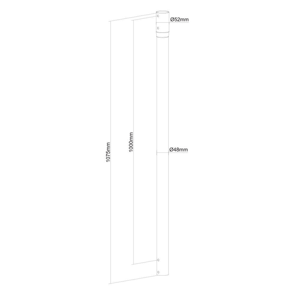 Neomounts NS-EP100BL, 32-80" hinta ja tiedot | TV-seinätelineet | hobbyhall.fi