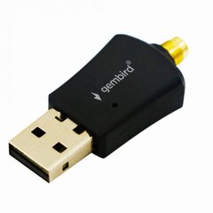 Gembird WNP-UA300P-02 High power USB WiFi adapter, 300 Mbps hinta ja tiedot | Adapterit | hobbyhall.fi