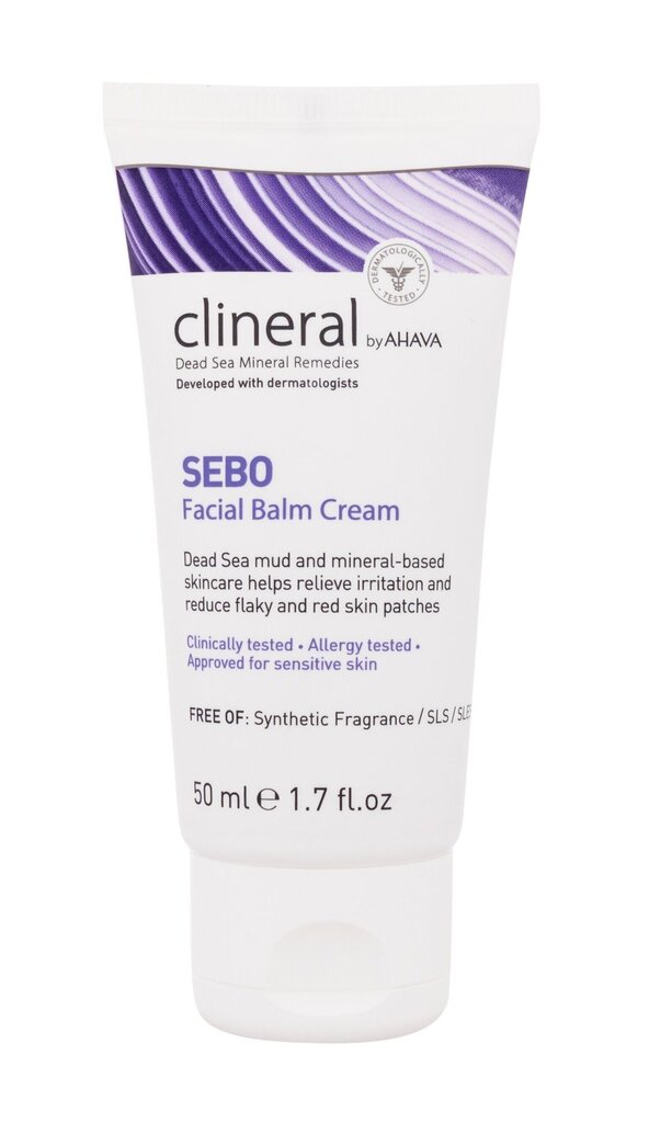 Clineral Sebo Facial Balm Cream intensiivinen kasvovoide, 50 ml hinta ja tiedot | Kasvovoiteet | hobbyhall.fi