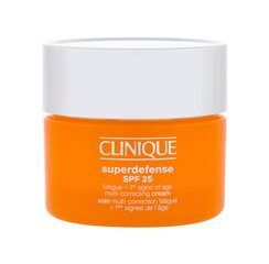 Antiaging kosteuttava voide Clinique Superdefense SPF 25, 30 ml hinta ja tiedot | Kasvovoiteet | hobbyhall.fi