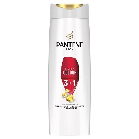 Shampoo värjätyille hiuksille Pantene 3in 1, 360ml hinta ja tiedot | Shampoot | hobbyhall.fi