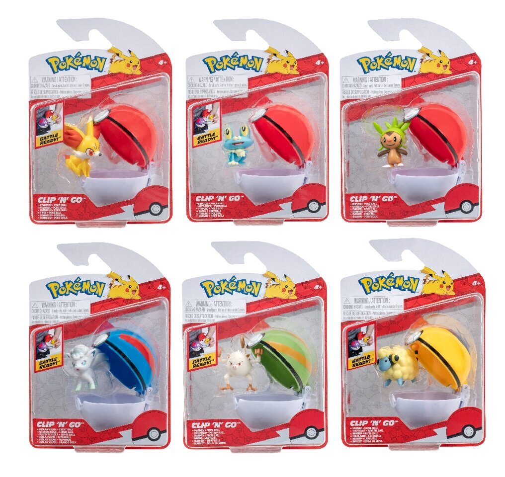 Pokémon Clip N Go hinta ja tiedot | Pelien oheistuotteet | hobbyhall.fi