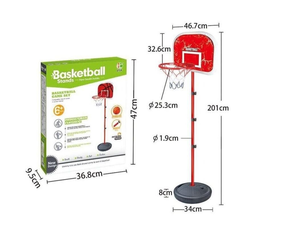 Lasten koripallokori jalustalla, 3566 hinta ja tiedot | Koripallokorit | hobbyhall.fi