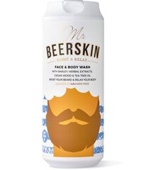 Mr. Beerskin kasvo- ja kehonpesugeeli hinta ja tiedot | Suihkusaippuat ja suihkugeelit | hobbyhall.fi