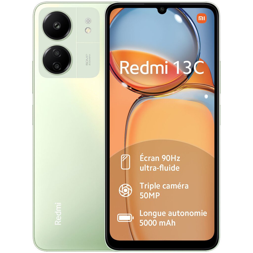 Xiaomi Redmi 13C 8/256GB Clover Green hinta ja tiedot | Matkapuhelimet | hobbyhall.fi