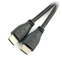 Raspberry Pi HDMI - HDMI, 1 m hinta ja tiedot | Kaapelit ja adapterit | hobbyhall.fi