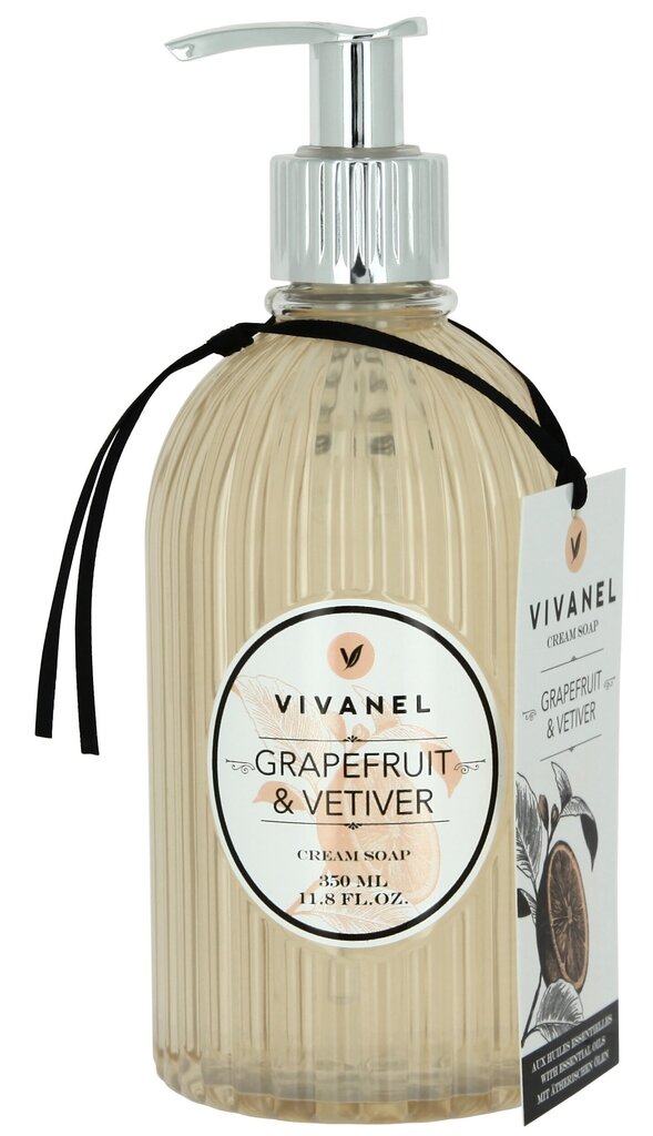 Vivanel voidesaippua käsille Grape and Vetiver, 350 ml hinta ja tiedot | Saippuat | hobbyhall.fi