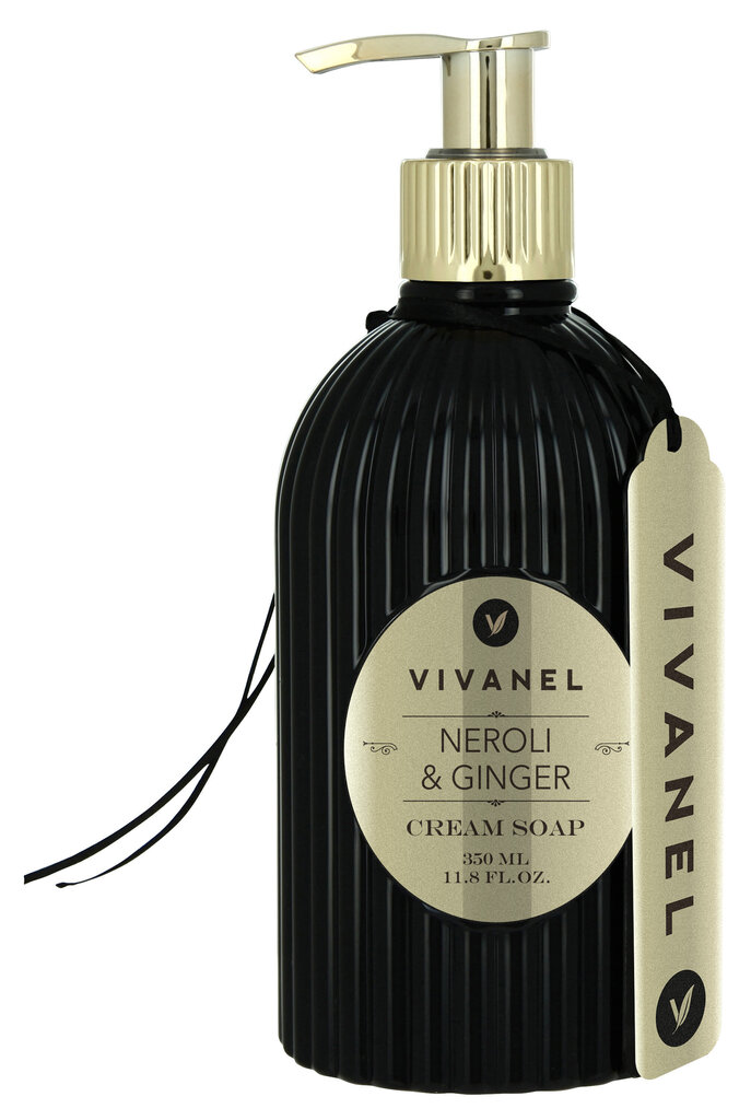 Nestemäinen voidesaippua Vivanel Black Neroli&Ginger, 350 ml hinta ja tiedot | Saippuat | hobbyhall.fi