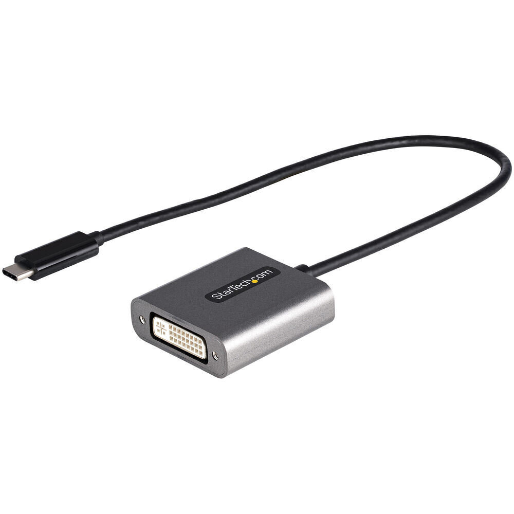 USB C-DVI Adapter Startech CDP2DVIEC, Musta hinta ja tiedot | Adapterit | hobbyhall.fi