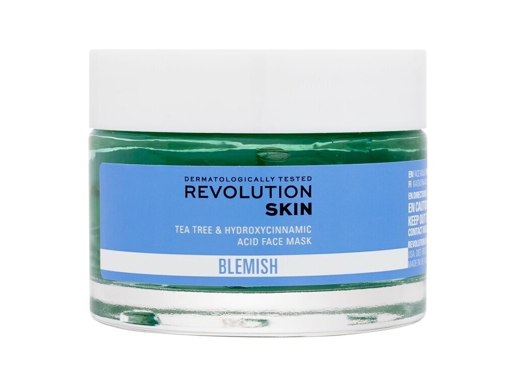 Kasvonaamio Revolution Skincare Blemish Tea Tree & Hydroxycinnamic Acid, 50 ml hinta ja tiedot | Kasvonaamiot ja silmänalusaamiot | hobbyhall.fi