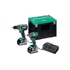 Wiertarko-wkrętarka Hikoki Zestaw 18v 2x5,0ah hinta ja tiedot | Käsityökalut | hobbyhall.fi