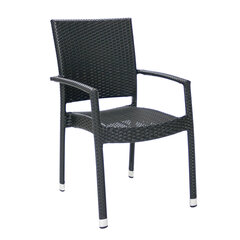 Wicker-3-tuoli, käsinojallinen, 66 x 59 x 92,5 cm hinta ja tiedot | Puutarhatuolit | hobbyhall.fi
