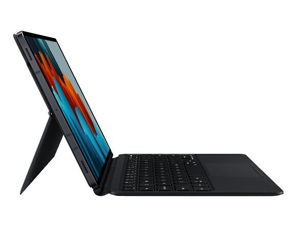 Samsung Galaxy Tab S7 cover keyboard taulutietokoneen näppämistö, EF-DT870UBEGEU hinta ja tiedot | Tablettien kotelot ja muut tarvikkeet | hobbyhall.fi