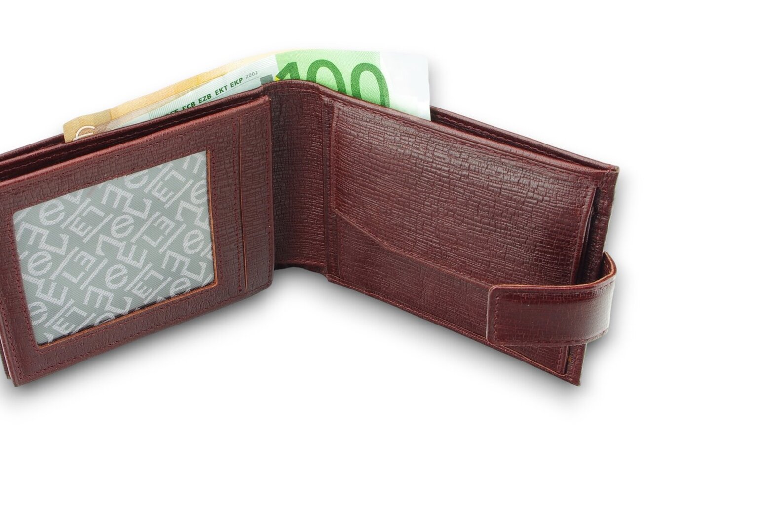 Miesten lompakko aidosta nahasta, Eric Lasko vEL52R-3-2 hinta ja tiedot | Miesten lompakot | hobbyhall.fi