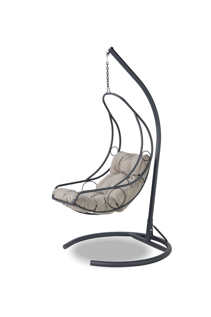Kalune Design Cali-tuoli, harmaa hinta ja tiedot | Puutarhatuolit | hobbyhall.fi