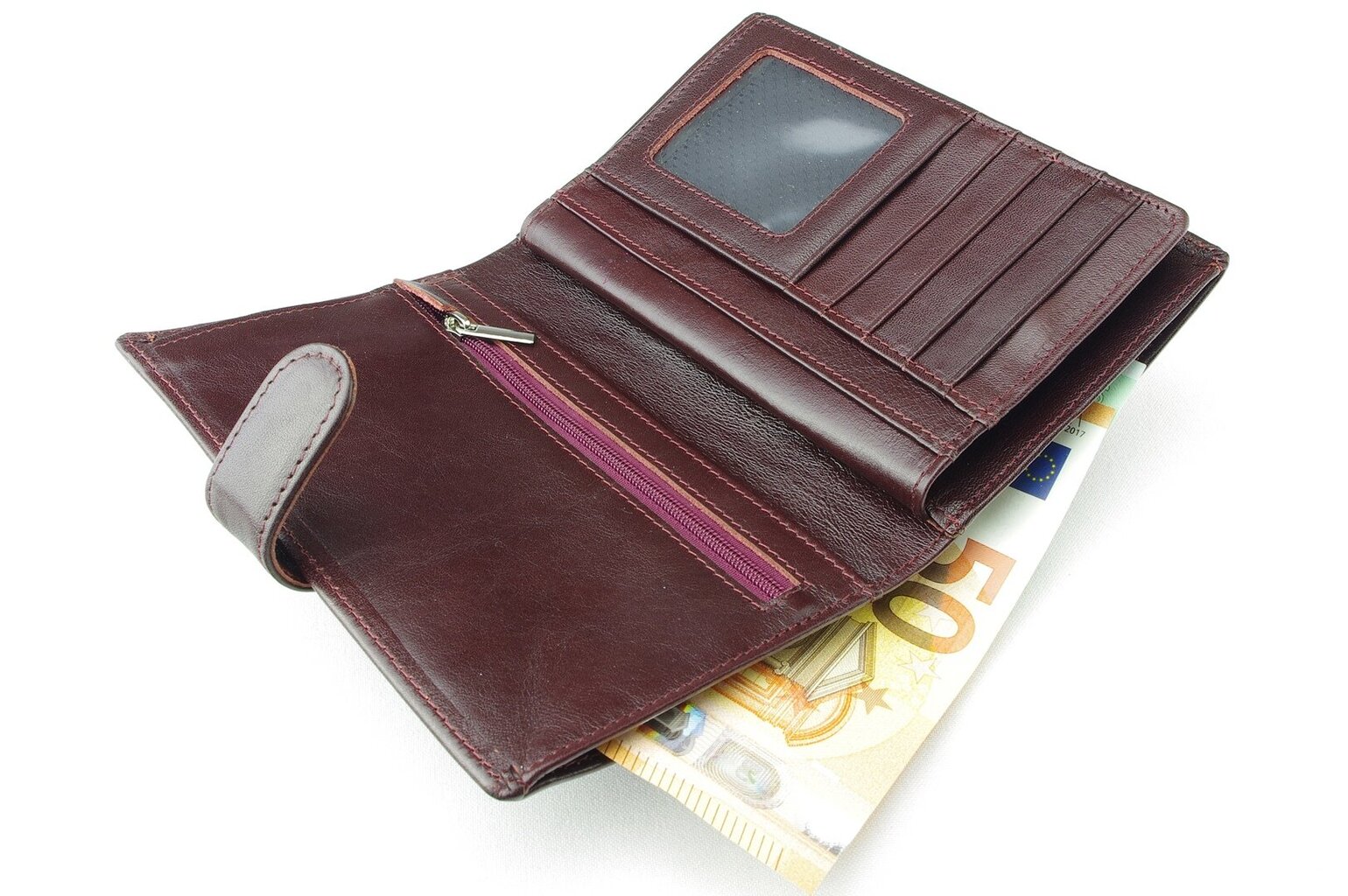 Tyylikäs naisten lompakko aidosta nahasta, Baltkoff sBL11R-0-2 hinta ja tiedot | Naisten lompakot | hobbyhall.fi