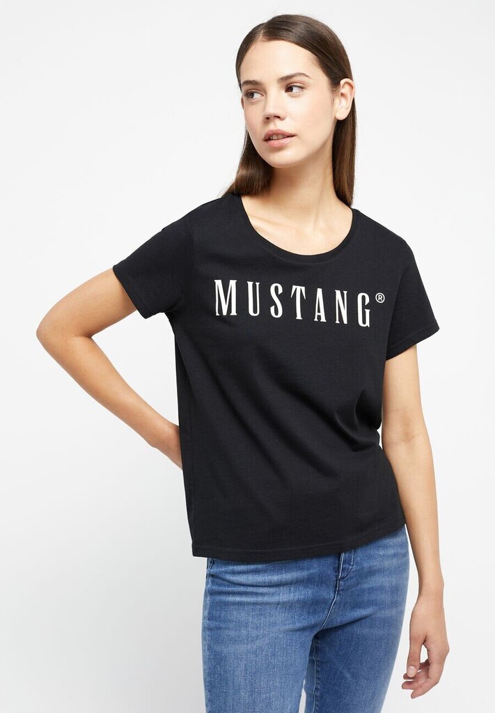 Mustang naisten T-paita 1013933*4142, musta 4058823667234 hinta ja tiedot | Naisten T-paidat | hobbyhall.fi