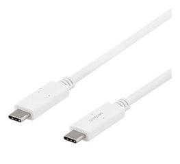 Deltaco USBC-1502M, USB-C, 1m hinta ja tiedot | Kaapelit ja adapterit | hobbyhall.fi