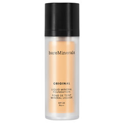 BareMinerals Original Liquid Mineral Foundation SPF20 06 Fair Ivory, 30 ml, 30 ml hinta ja tiedot | bareMinerals Meikit | hobbyhall.fi