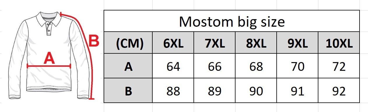 Miesten pitkähihainen paita Mostom 052-3 hinta ja tiedot | Miesten T-paidat | hobbyhall.fi